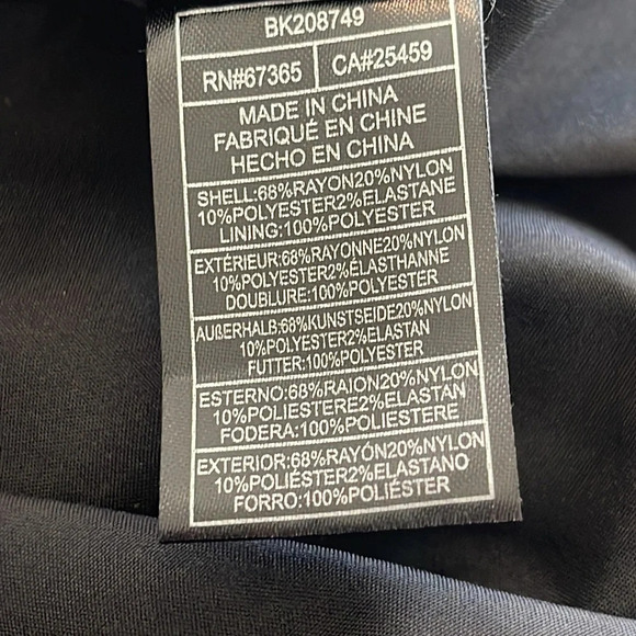 BB Dakota Steve Madden Womens Dress Black Stretch Mini V Neck Puff sz M - Picture 15 of 16